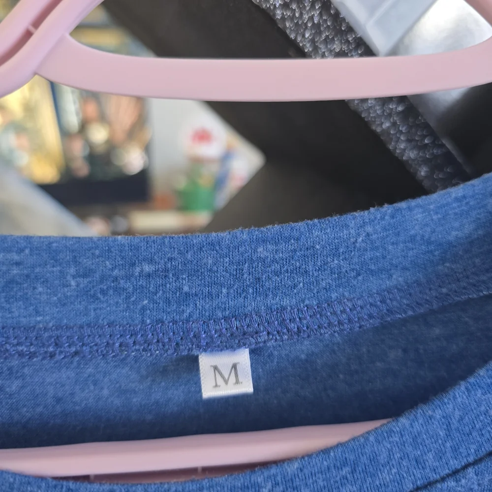 Blue (Autism Awareness) Puzzle Piece Graphic T-Shirt - Picture 4 of 4